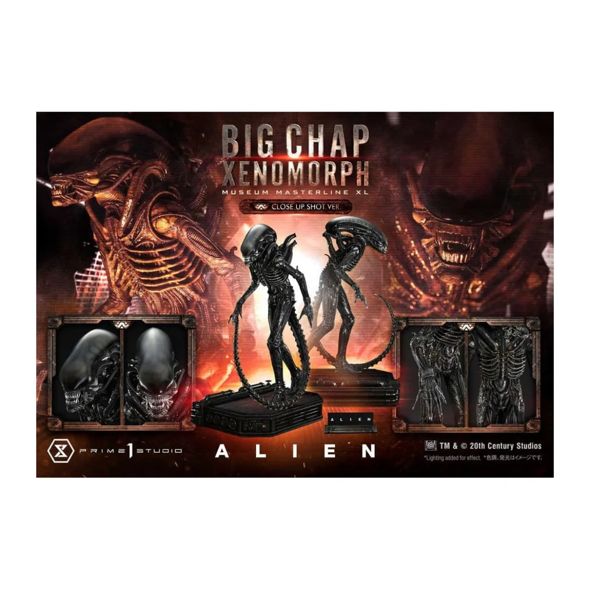 Prime 1 Studio - Big Chap Xenomorph Close Up Shot Ver. - Alien (1979) Museum Masterline XL 1/3