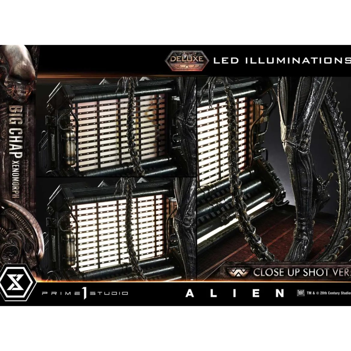 Prime 1 Studio - Big Chap Xenomorph Close Up Shot Ver. DX Bonus Version - Alien (1979) Museum Masterline XL 1/3