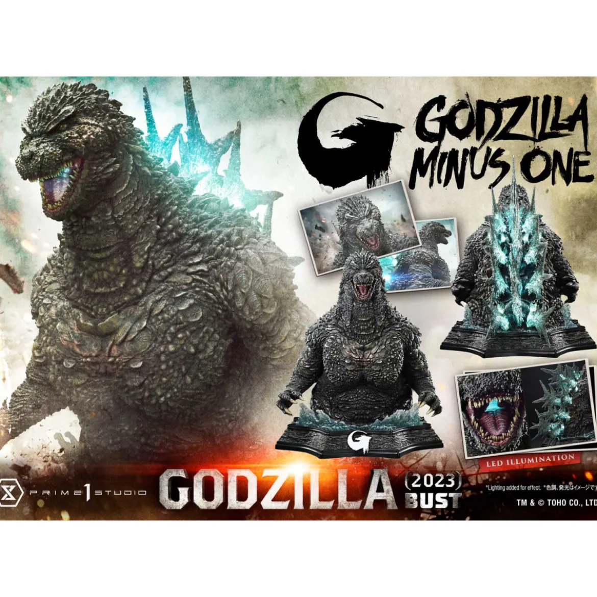 Prime 1 Studio - Buste Godzilla - Godzilla Minus One (2023) Bonus Version