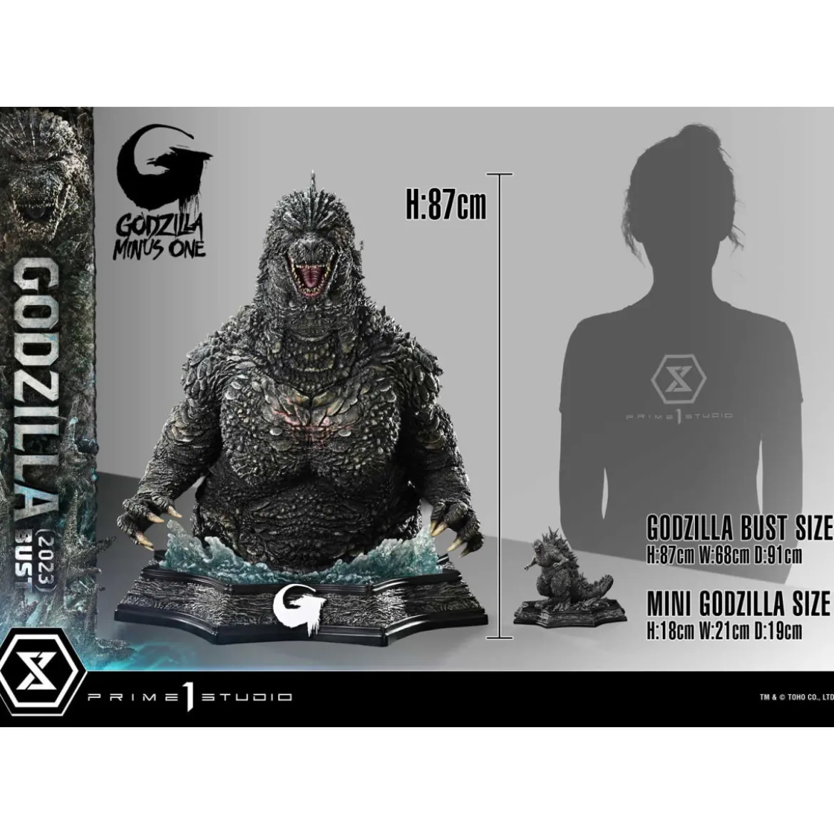Prime 1 Studio - Buste Godzilla - Godzilla Minus One (2023) Bonus Version