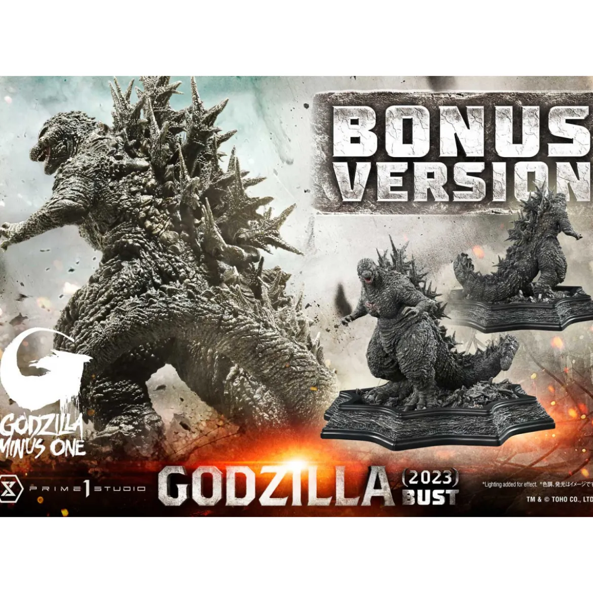 Prime 1 Studio - Buste Godzilla - Godzilla Minus One (2023) Bonus Version