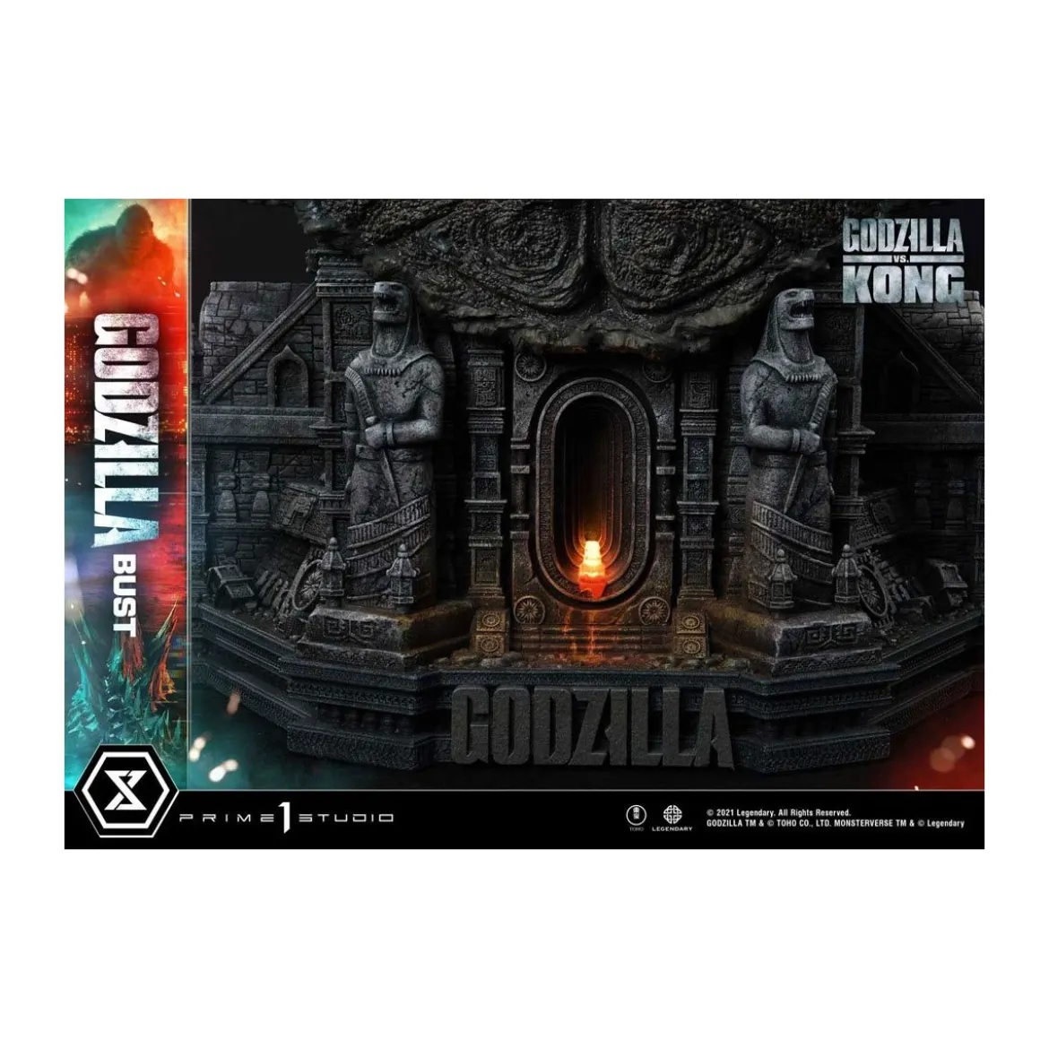 Prime 1 Studio - Buste Godzilla - Godzilla vs Kong Bonus Version