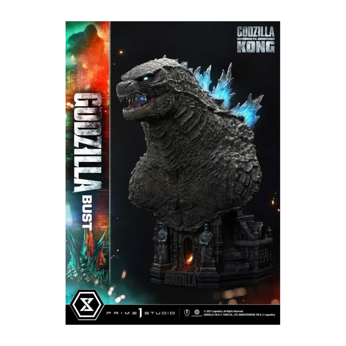 Prime 1 Studio - Buste Godzilla - Godzilla vs Kong Bonus Version