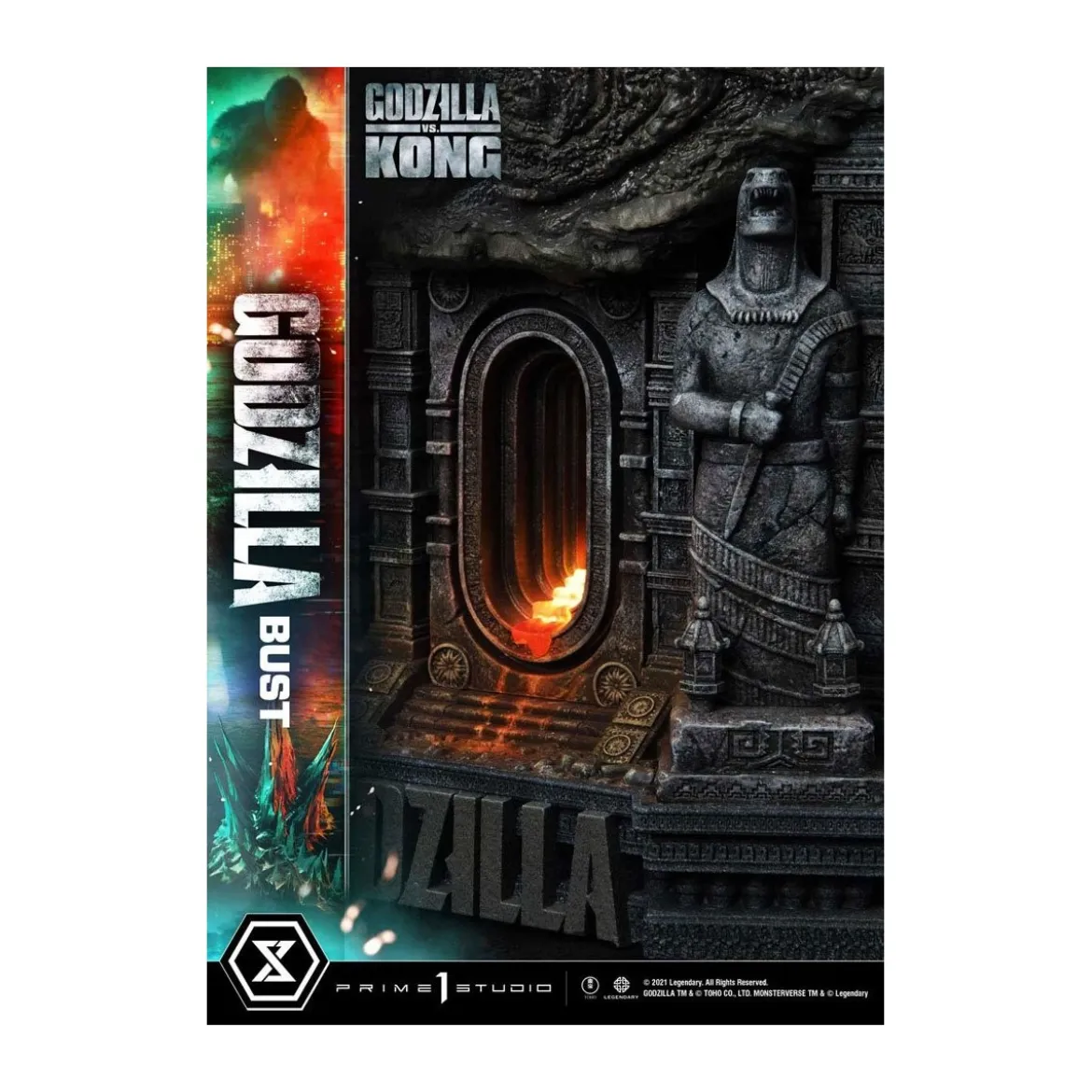 Prime 1 Studio - Buste Godzilla - Godzilla vs Kong Bonus Version