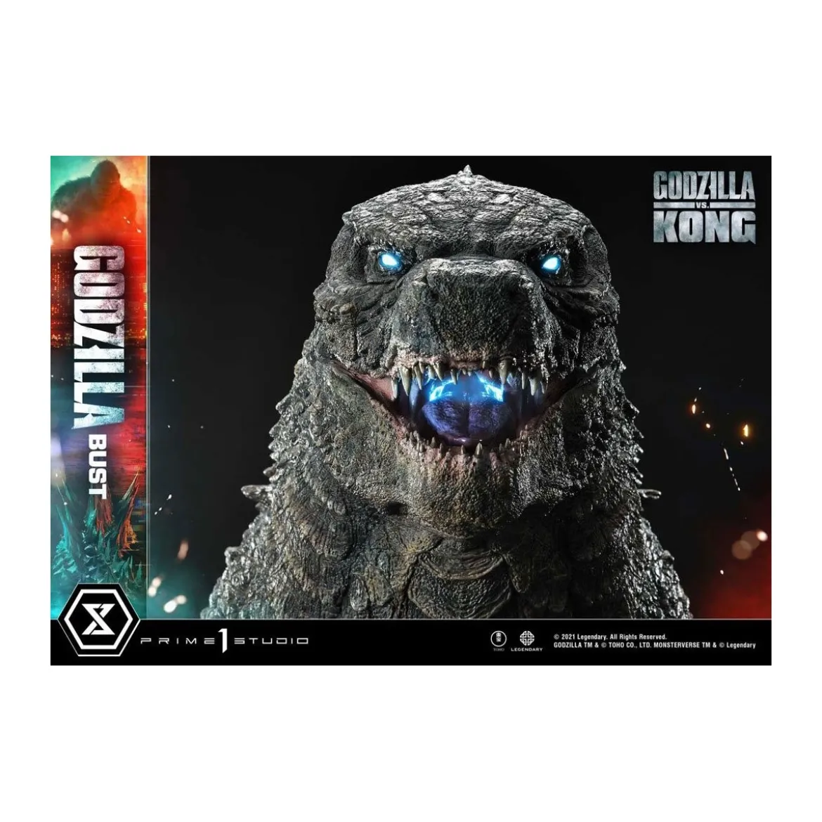 Prime 1 Studio - Buste Godzilla - Godzilla vs Kong Bonus Version