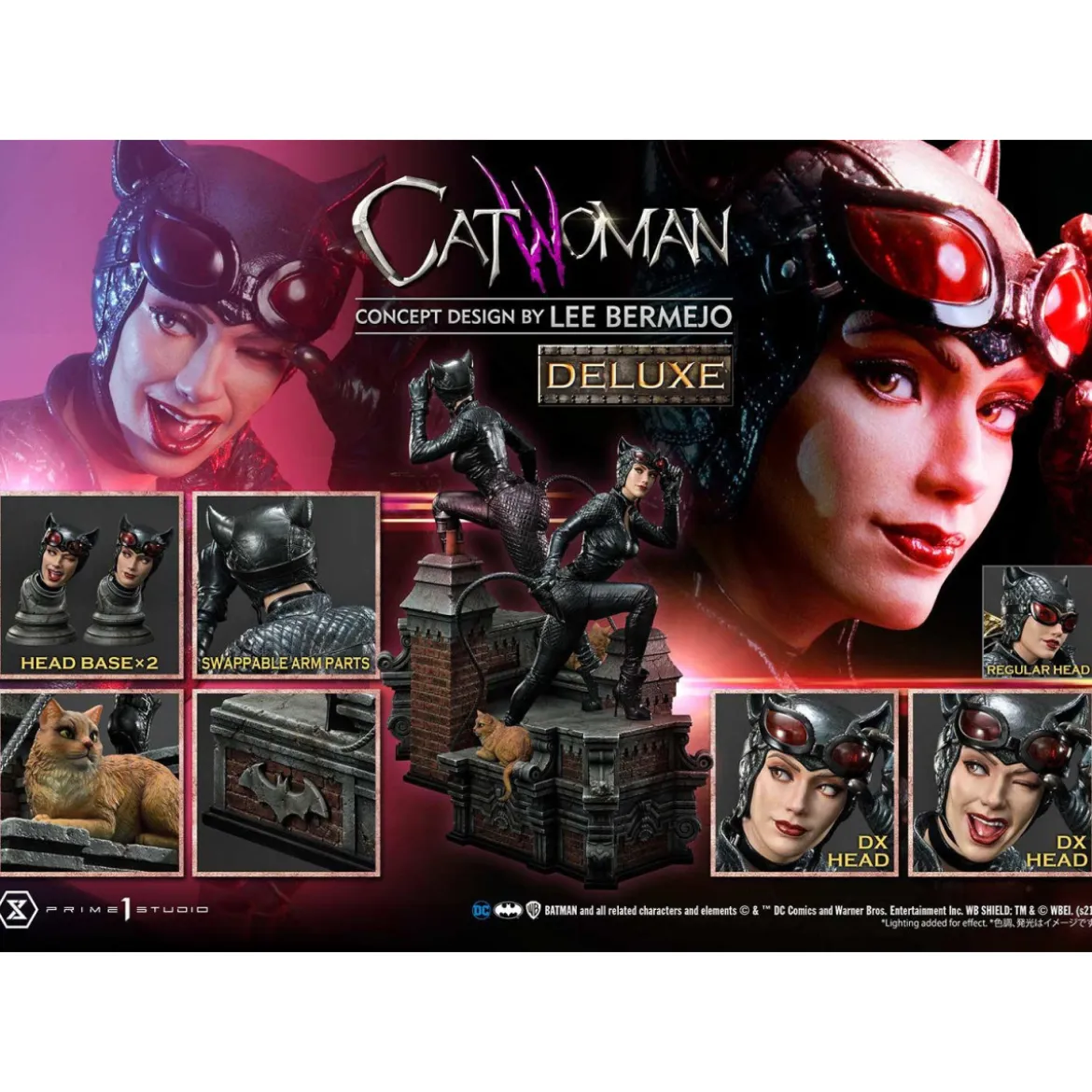Prime 1 Studio - Catwoman Deluxe (Concept Design by Lee Bermejo) Museum Masterline 1/3