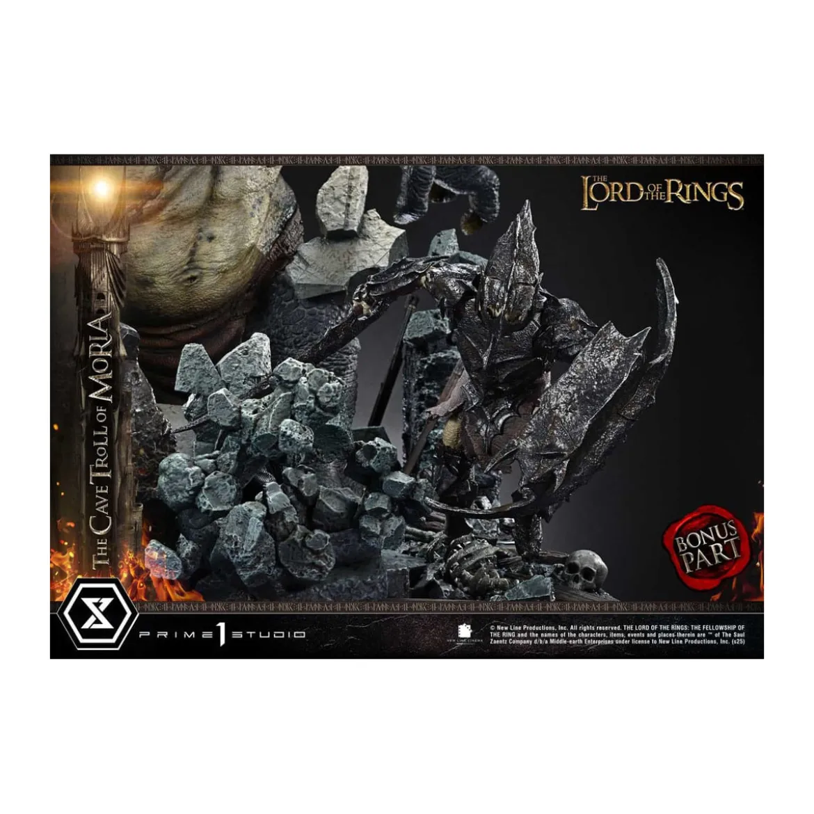 Prime 1 Studio - Cave Troll of Moria Bonus Version - Le Seigneur des anneaux Premium Masterline Series 1/6