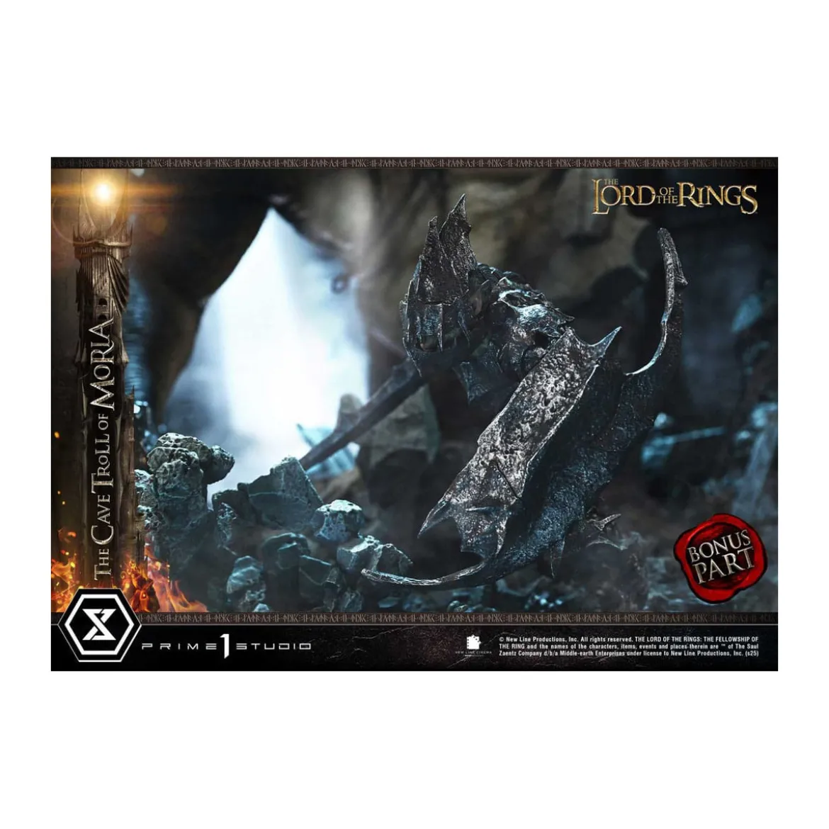 Prime 1 Studio - Cave Troll of Moria Bonus Version - Le Seigneur des anneaux Premium Masterline Series 1/6