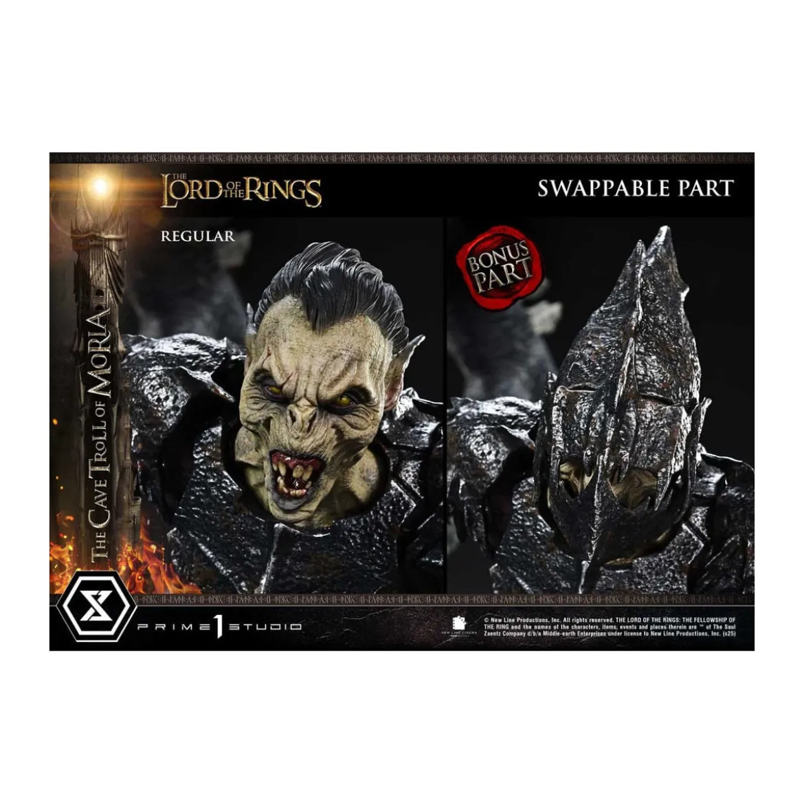Prime 1 Studio - Cave Troll of Moria Bonus Version - Le Seigneur des anneaux Premium Masterline Series 1/6