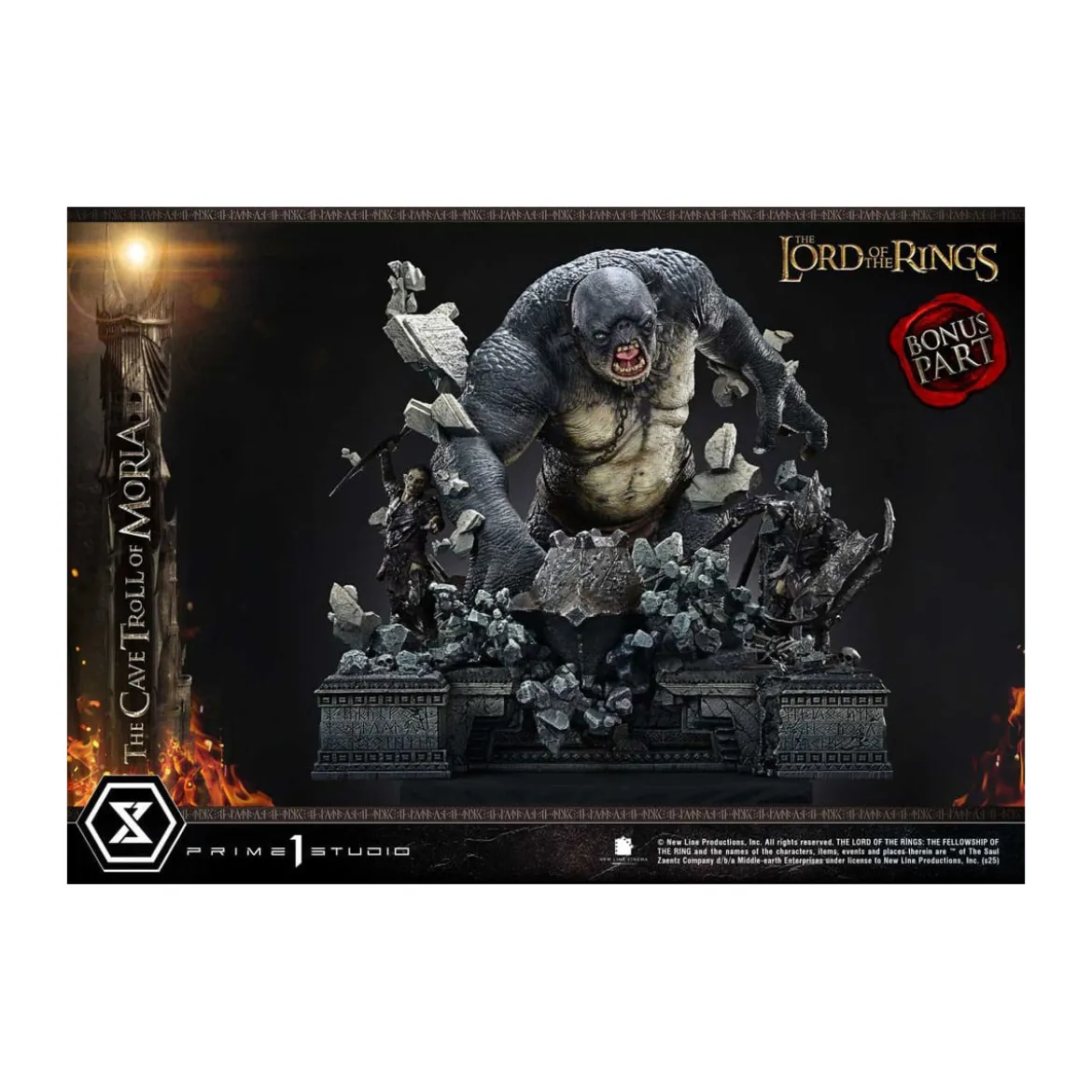 Prime 1 Studio - Cave Troll of Moria Bonus Version - Le Seigneur des anneaux Premium Masterline Series 1/6