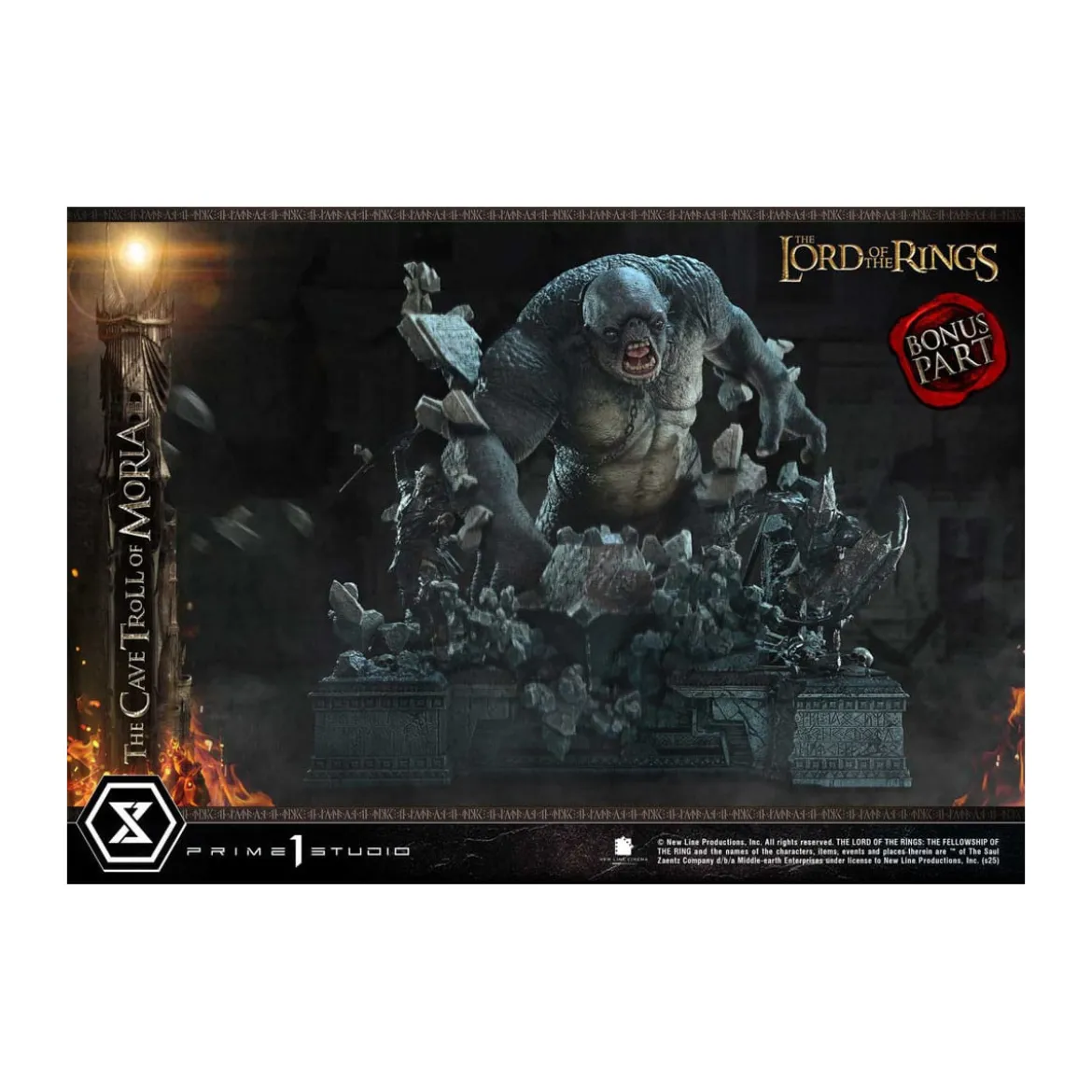 Prime 1 Studio - Cave Troll of Moria Bonus Version - Le Seigneur des anneaux Premium Masterline Series 1/6
