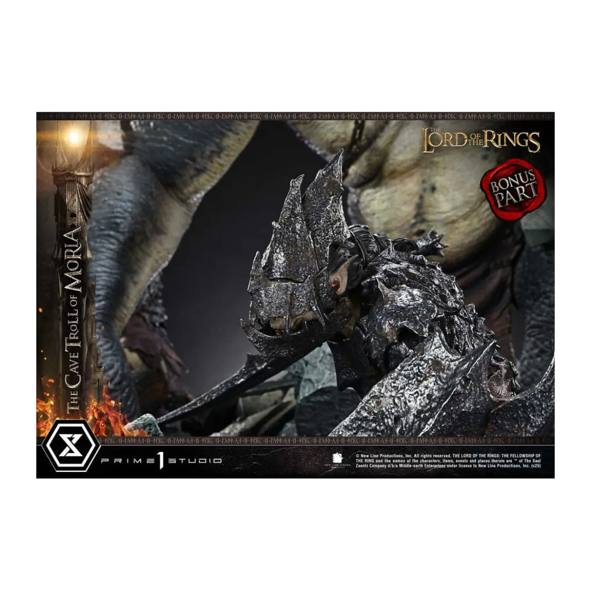 Prime 1 Studio - Cave Troll of Moria Bonus Version - Le Seigneur des anneaux Premium Masterline Series 1/6
