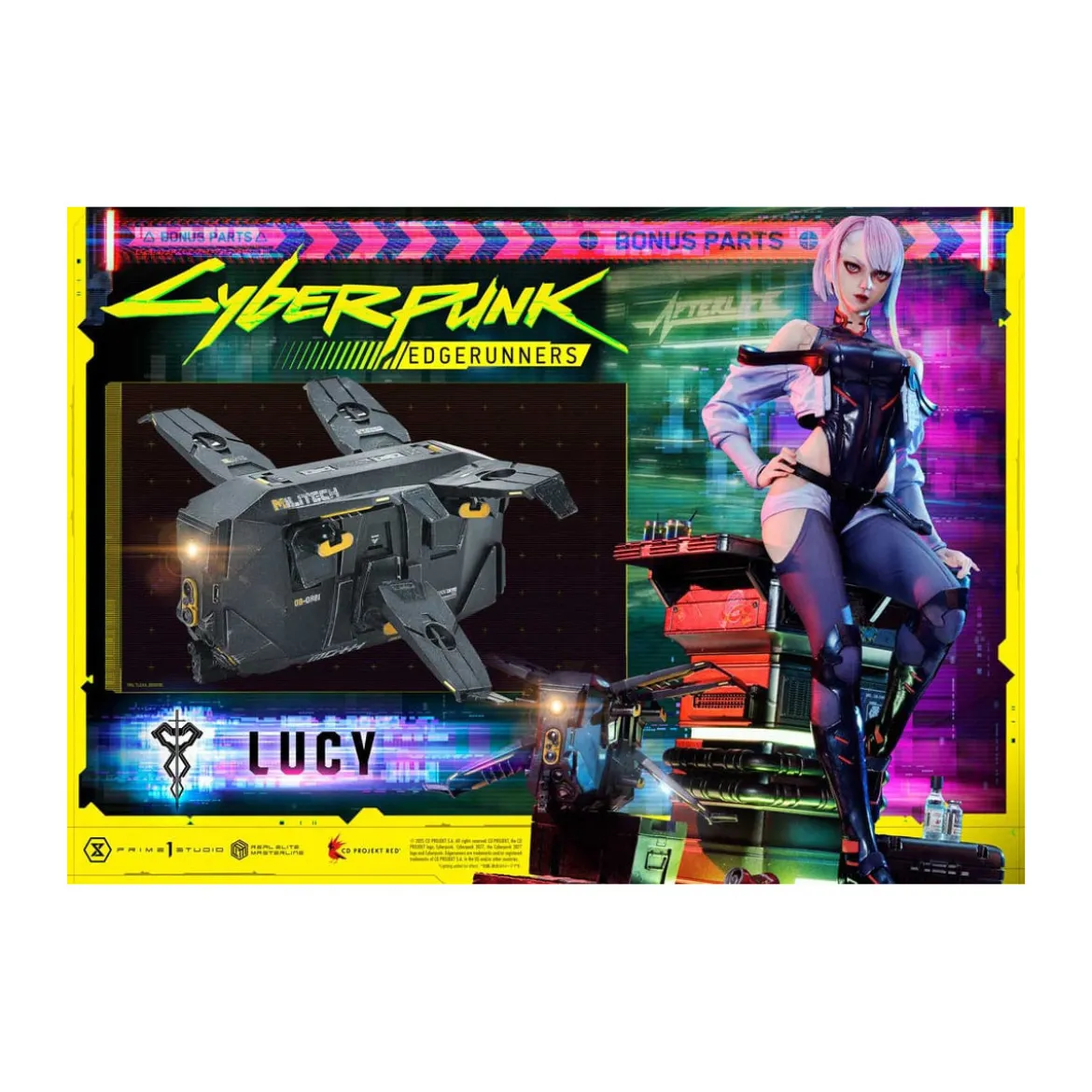 Prime 1 Studio - Cyberpunk: Edgerunners - Lucy Deluxe Bonus Version Real Elite Masterline Series 1/4