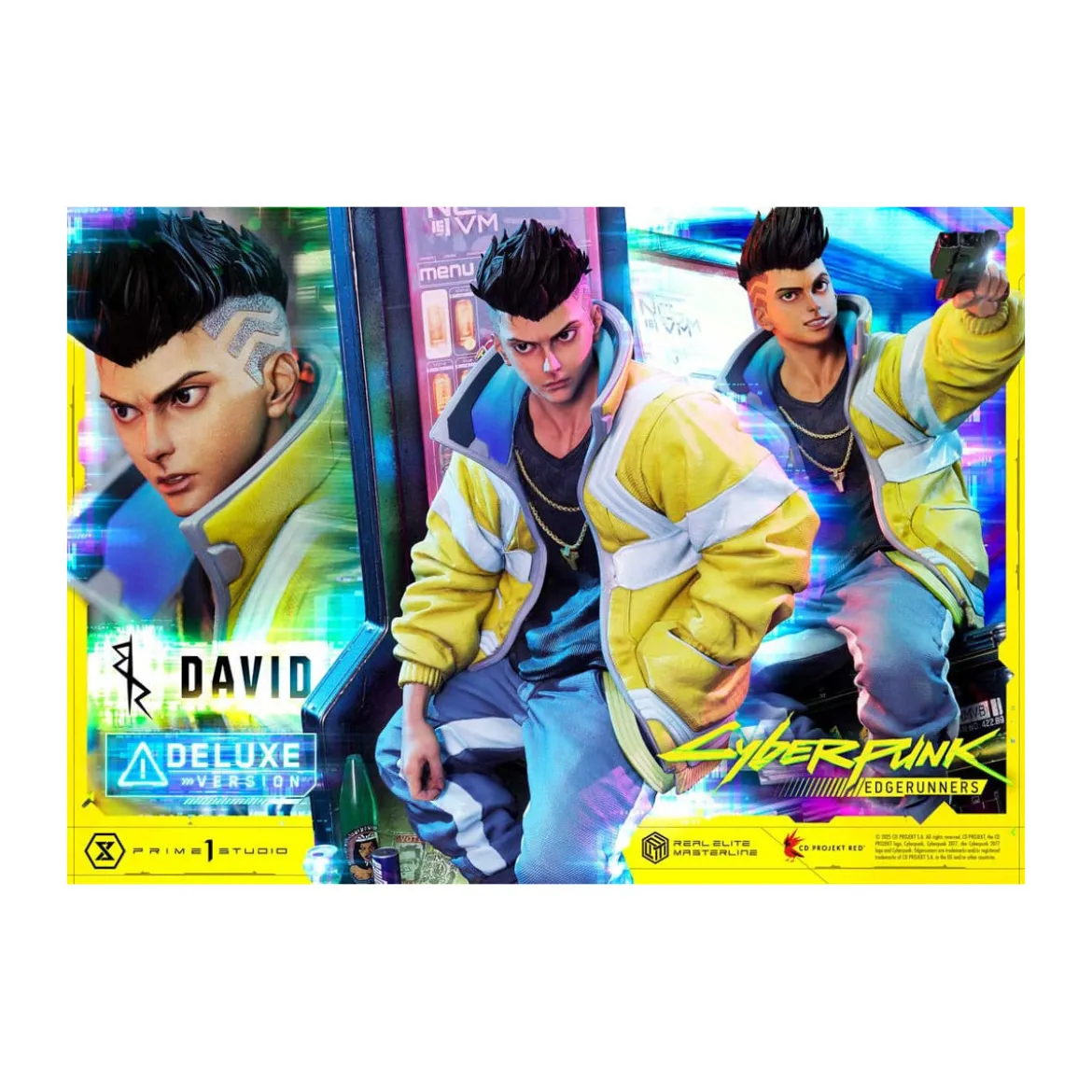 Prime 1 Studio - Cyberpunk: Edgerunners - David Deluxe Bonus Version Real Elite Masterline Series 1/4