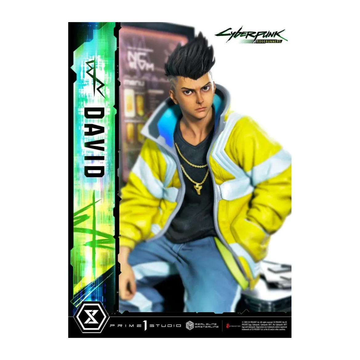 Prime 1 Studio - Cyberpunk: Edgerunners - David Deluxe Bonus Version Real Elite Masterline Series 1/4