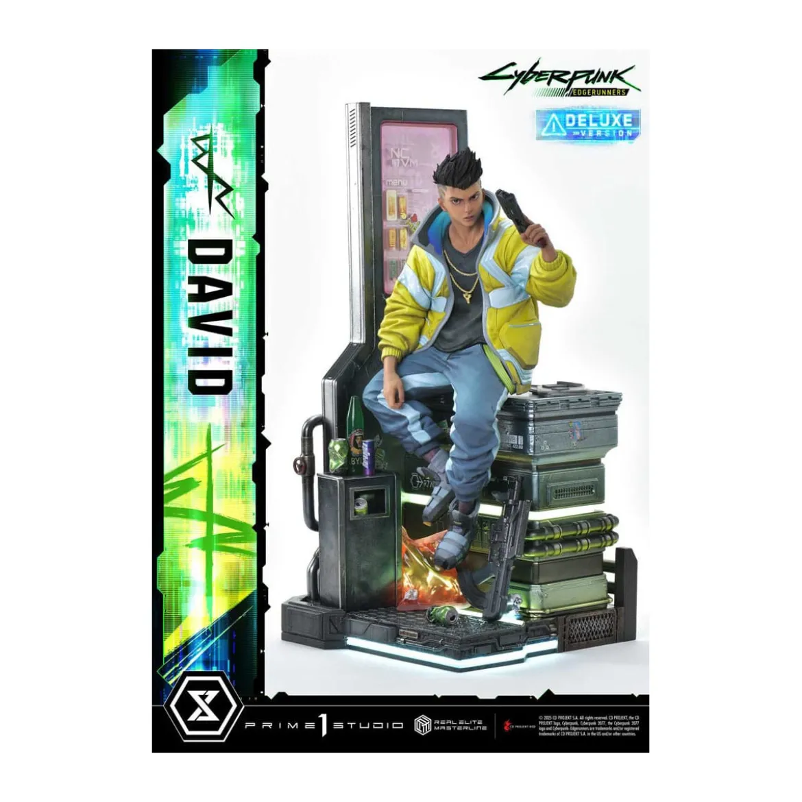 Prime 1 Studio - Cyberpunk: Edgerunners - David Deluxe Bonus Version Real Elite Masterline Series 1/4