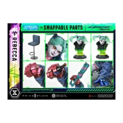 Prime 1 Studio - Cyberpunk: Edgerunners - Rebecca Deluxe Bonus Version Real Elite Masterline Series 1/4