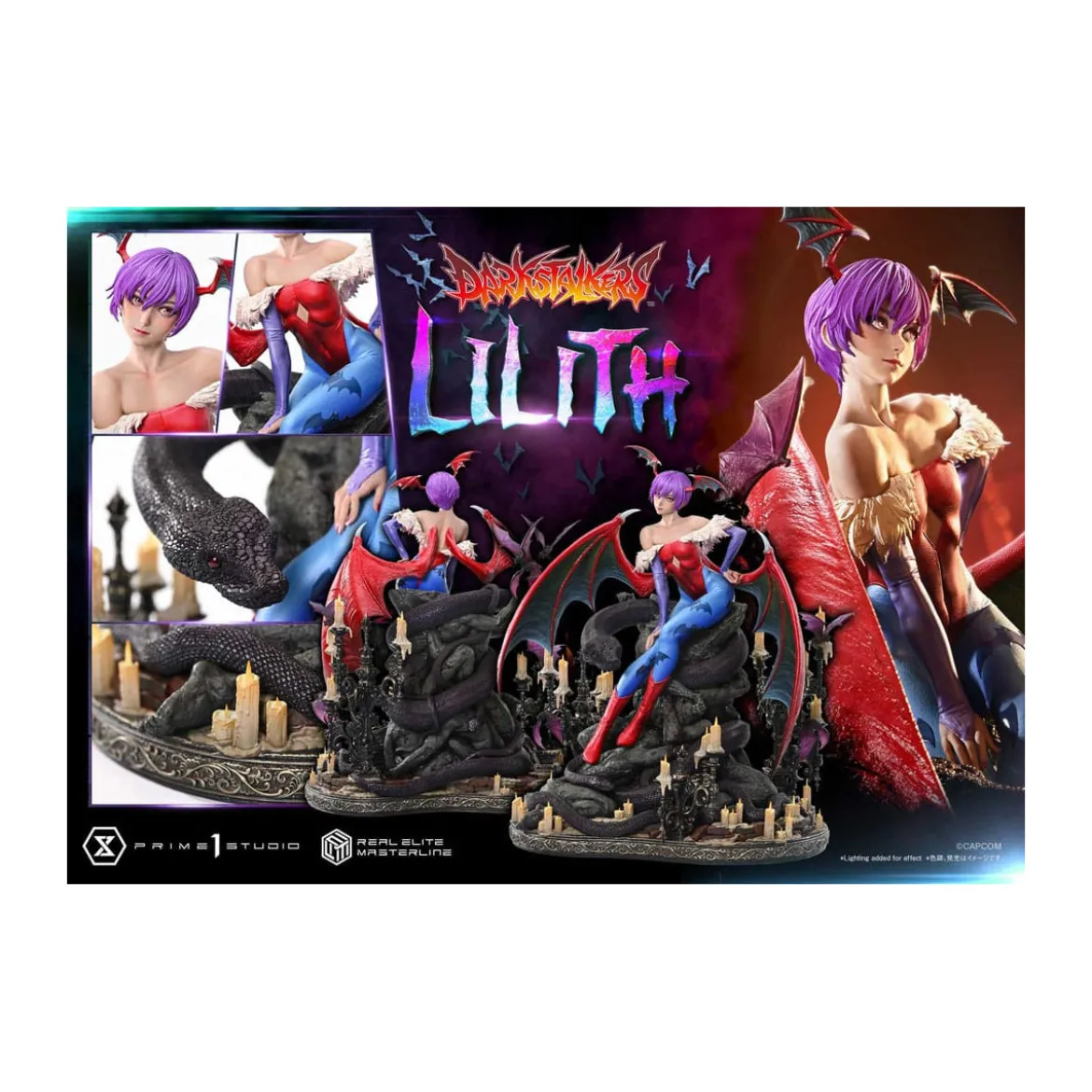 Prime 1 Studio - Darkstalkers Lilith Bonus Version Real Elite Masterline Series 1/4