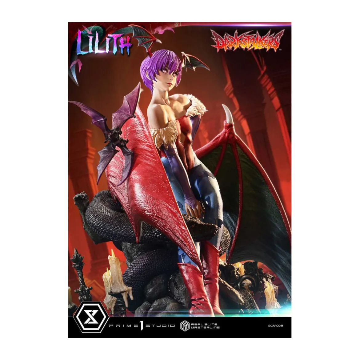 Prime 1 Studio - Darkstalkers Lilith Bonus Version Real Elite Masterline Series 1/4