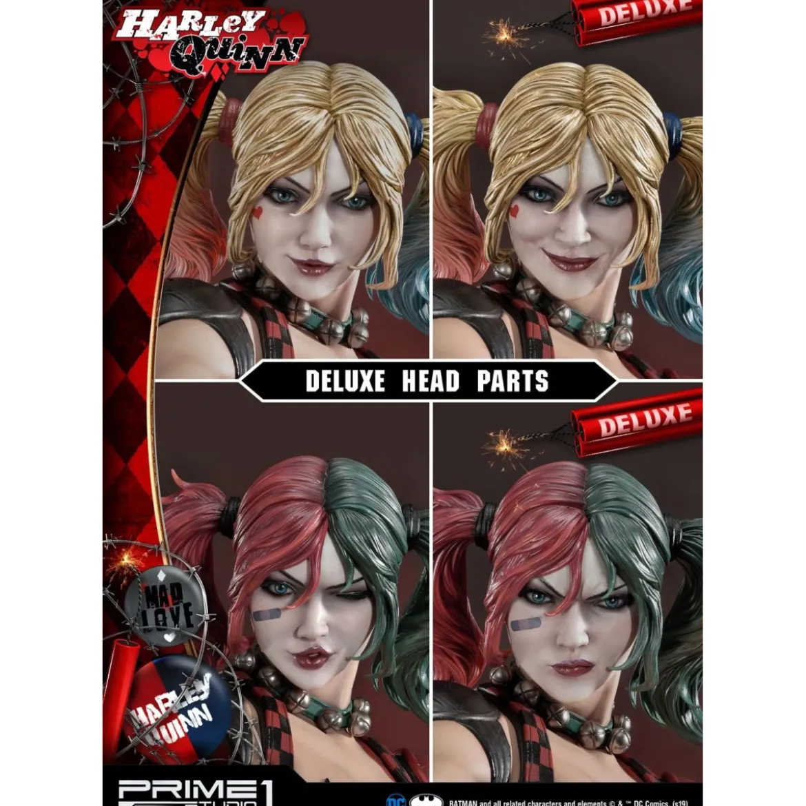 Prime 1 Studio DC Comics - Harley Quinn Deluxe version 1/3