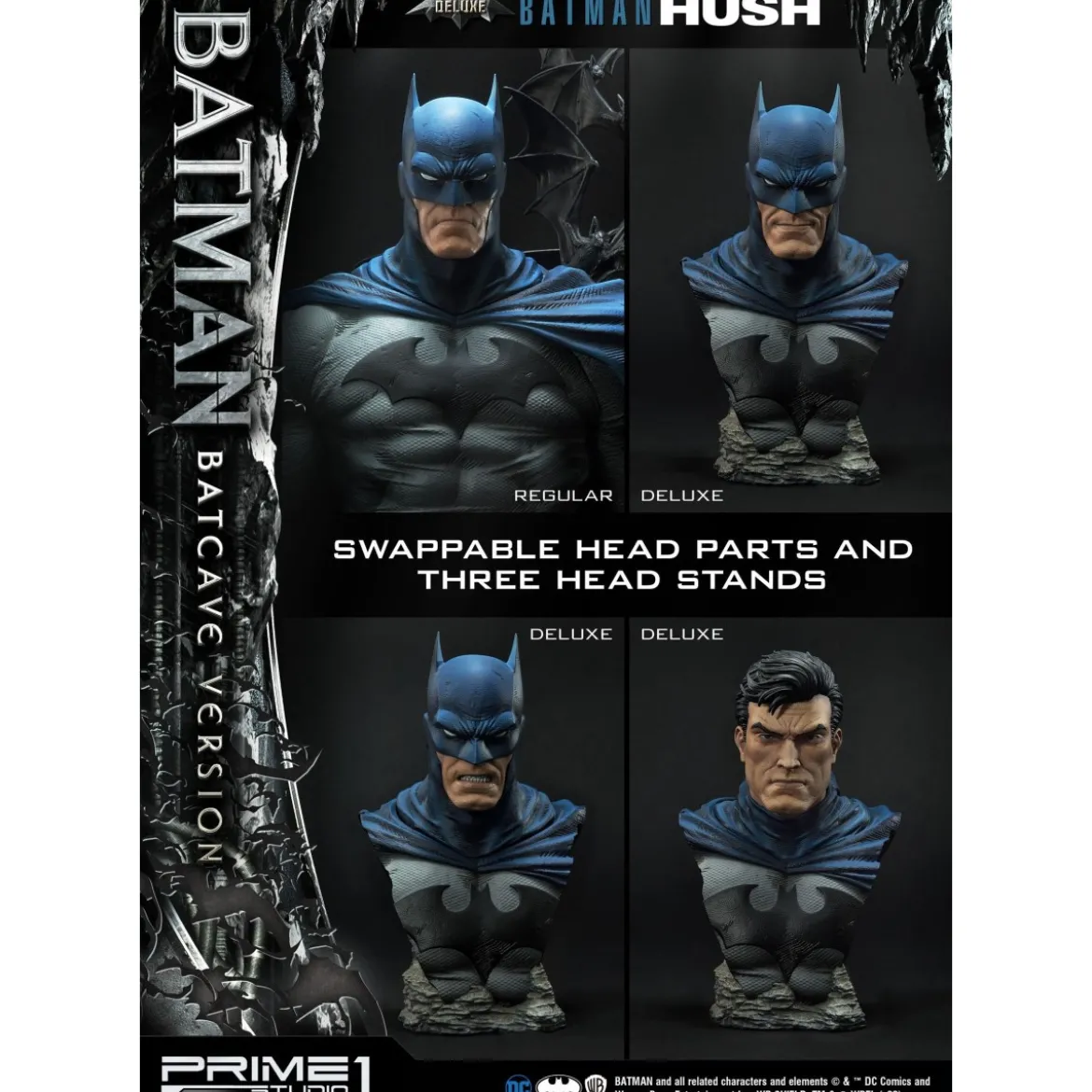 Prime 1 Studio DC Comics statue Batman Hush Batcave Deluxe Bonus Version