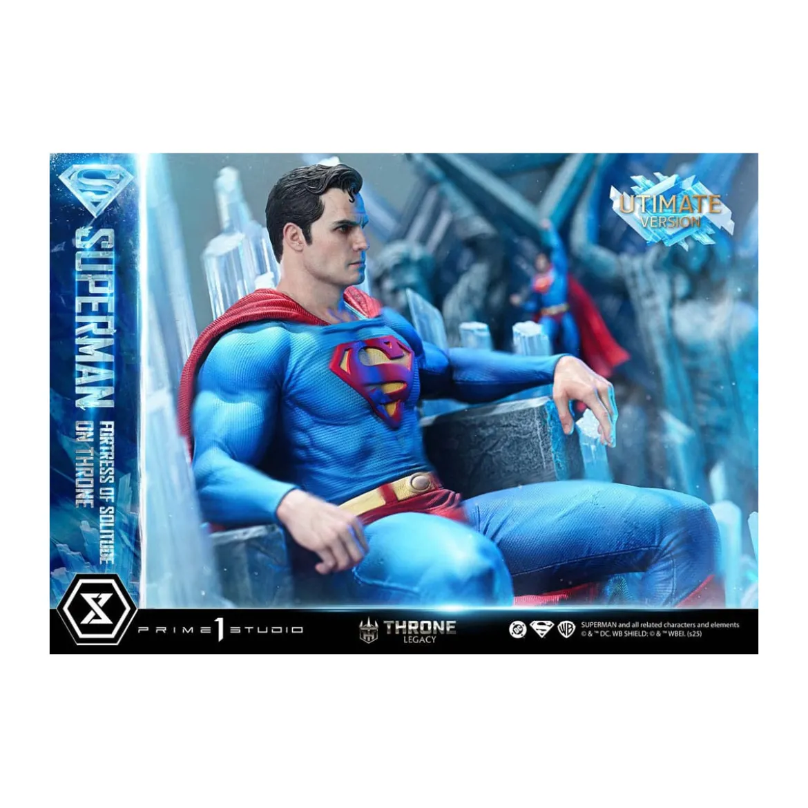 Prime 1 Studio DC Comics Throne Legacy Collection - Superman Fortress of Solitude on Throne Ultimate Bonus Version