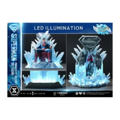 Prime 1 Studio DC Comics Throne Legacy Collection - Superman Fortress of Solitude on Throne Ultimate Bonus Version