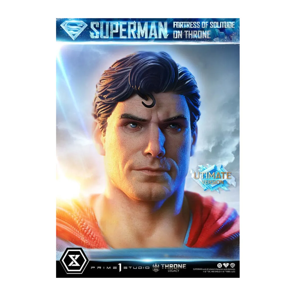 Prime 1 Studio DC Comics Throne Legacy Collection - Superman Fortress of Solitude on Throne Ultimate Version