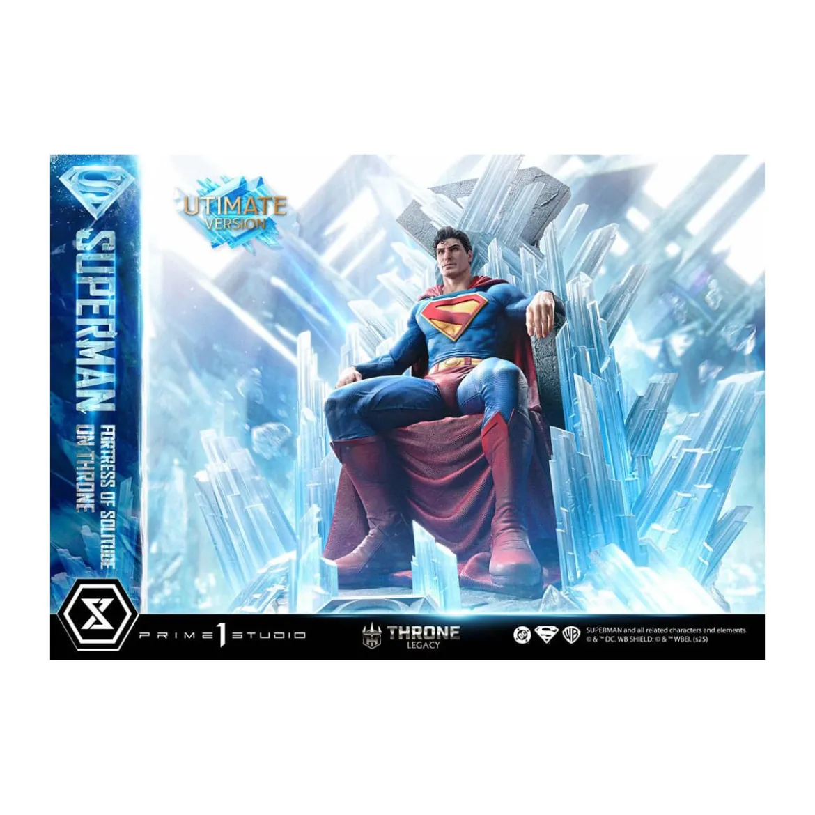 Prime 1 Studio DC Comics Throne Legacy Collection - Superman Fortress of Solitude on Throne Ultimate Version