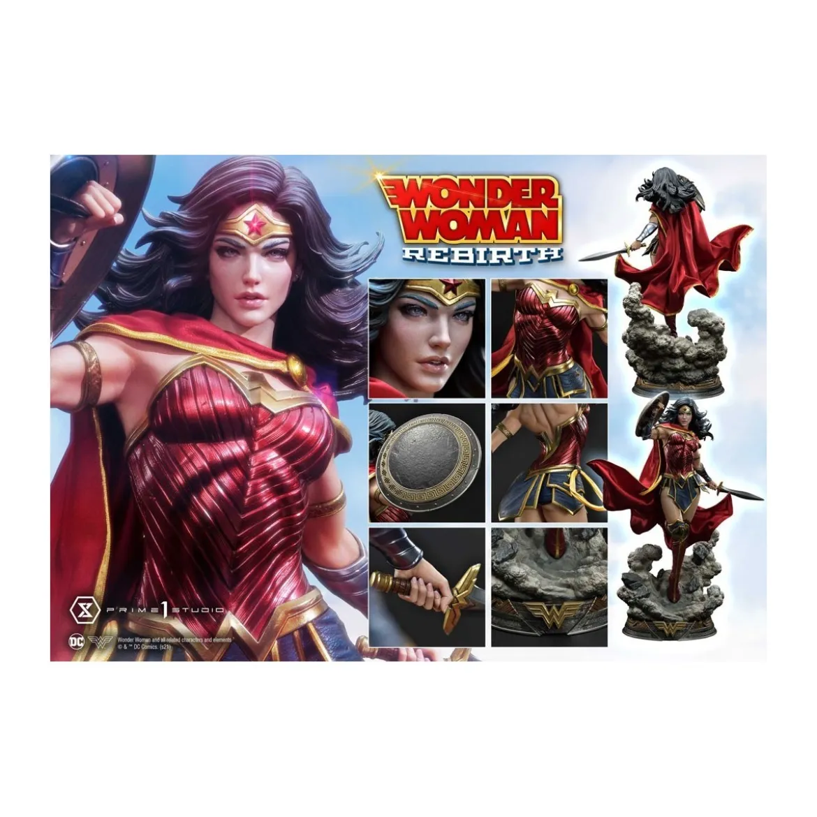 Prime 1 Studio DC Wonder Woman Rebirth 1/3