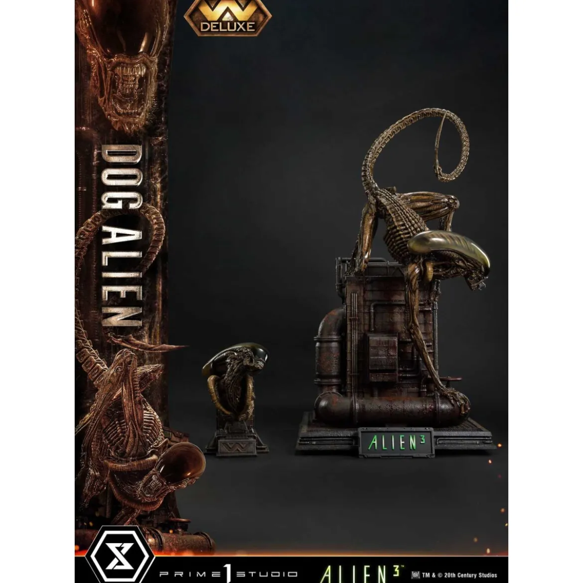 Prime 1 Studio - Dog Alien Deluxe Bonus Version 1/3 - Alien 3 Museum Masterline XL
