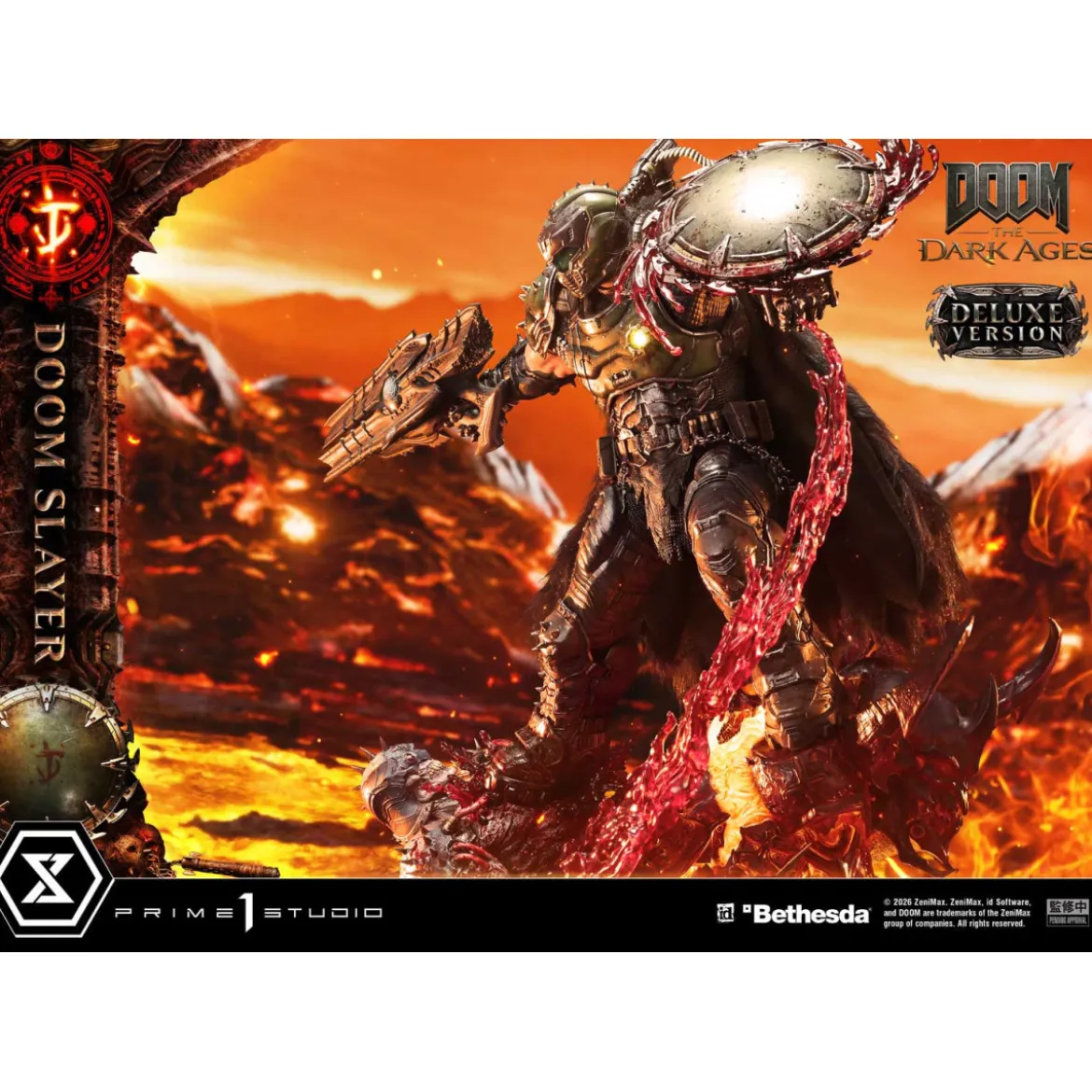 Prime 1 Studio - Doom: The Dark Ages - Doom Slayer Deluxe Bonus Version.