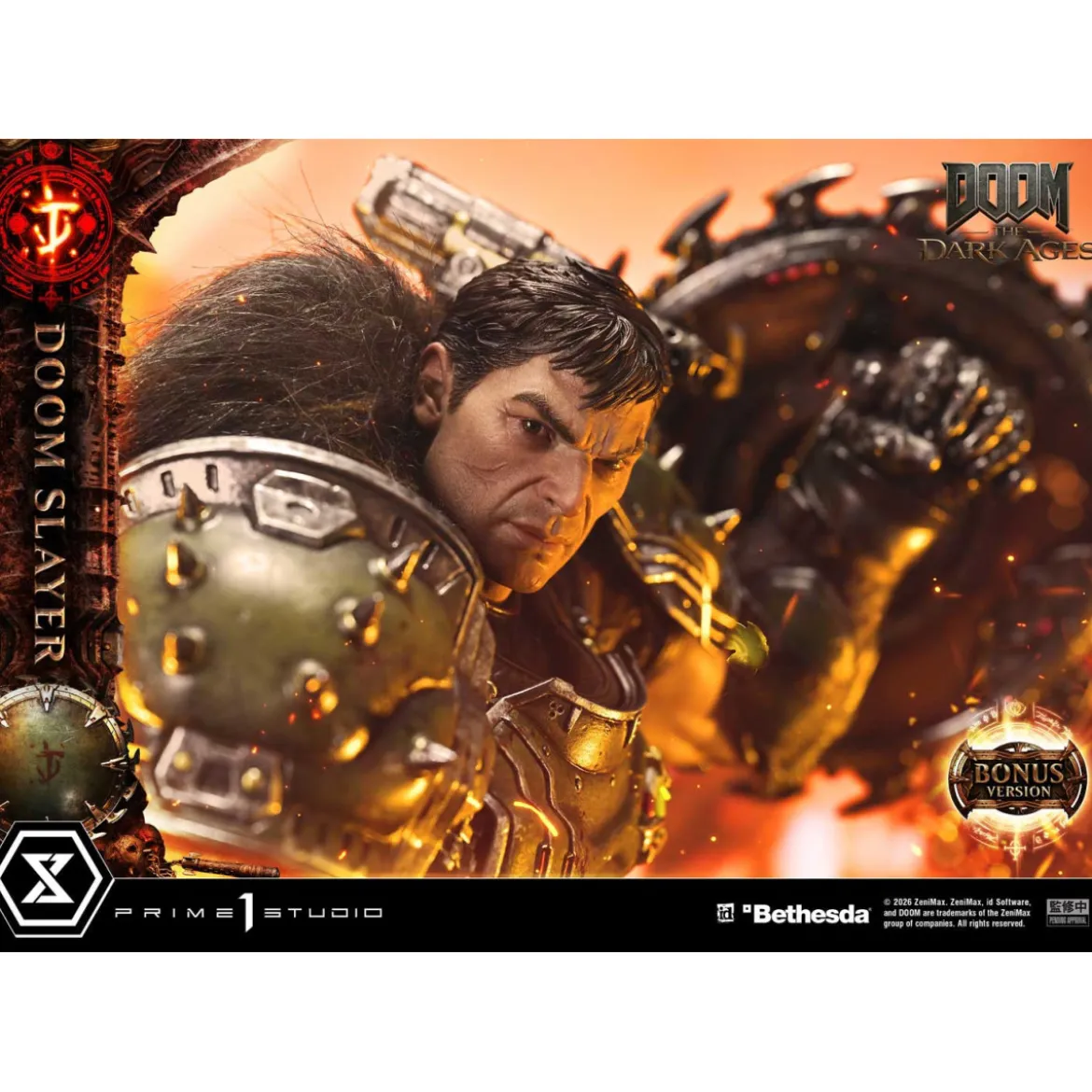 Prime 1 Studio - Doom: The Dark Ages - Doom Slayer Deluxe Bonus Version.