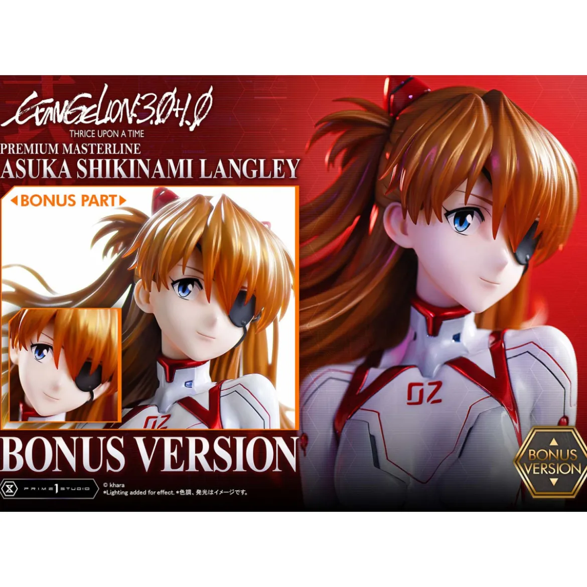 Prime 1 Studio Evangelion: 3.0 + 1.0 - Asuka Shikinami Langley Bonus Ver. - Premium Masterline Series 1/4
