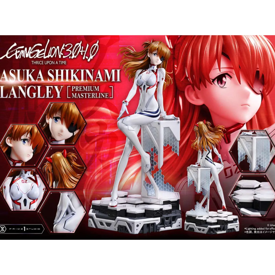 Prime 1 Studio Evangelion: 3.0 + 1.0 - Asuka Shikinami Langley Bonus Ver. - Premium Masterline Series 1/4