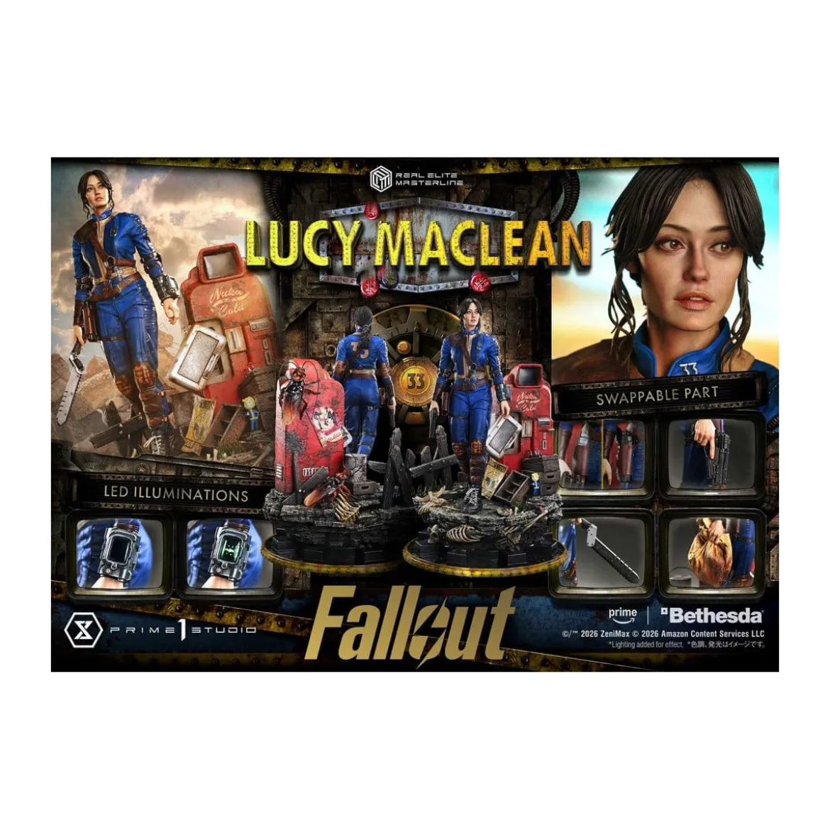 Prime 1 Studio - Fallout (TV Series) - Lucy MacLean Bonus Version - Real Elite Masterline Series 1/4