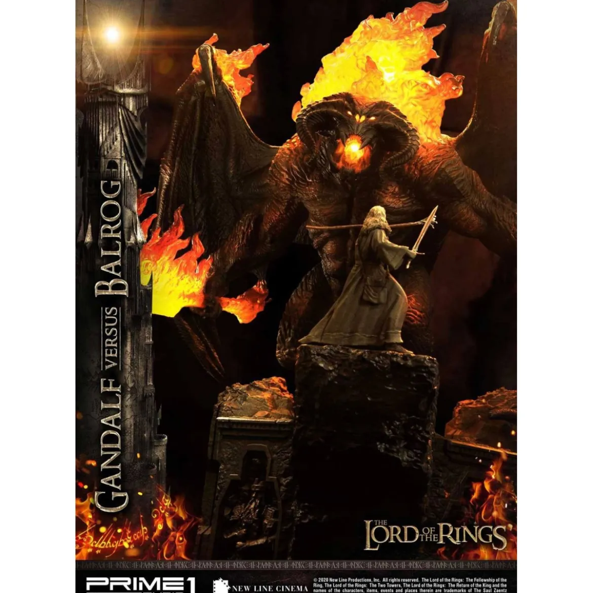 Prime 1 Studio - Gandalf Vs. Balrog EXCLUSIVE - LOTR
