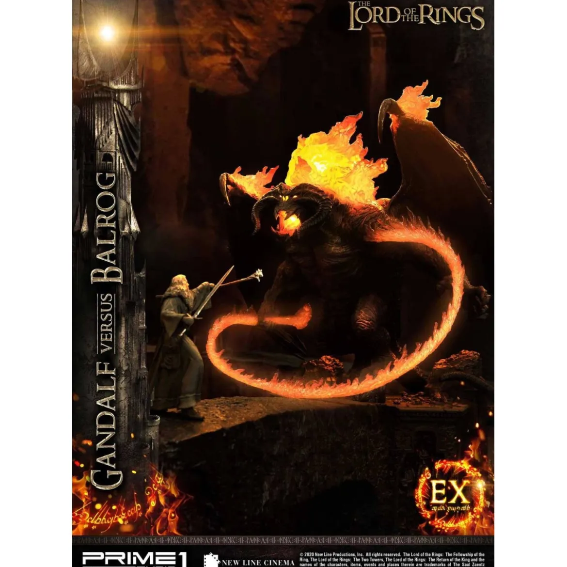 Prime 1 Studio - Gandalf Vs. Balrog EXCLUSIVE - LOTR