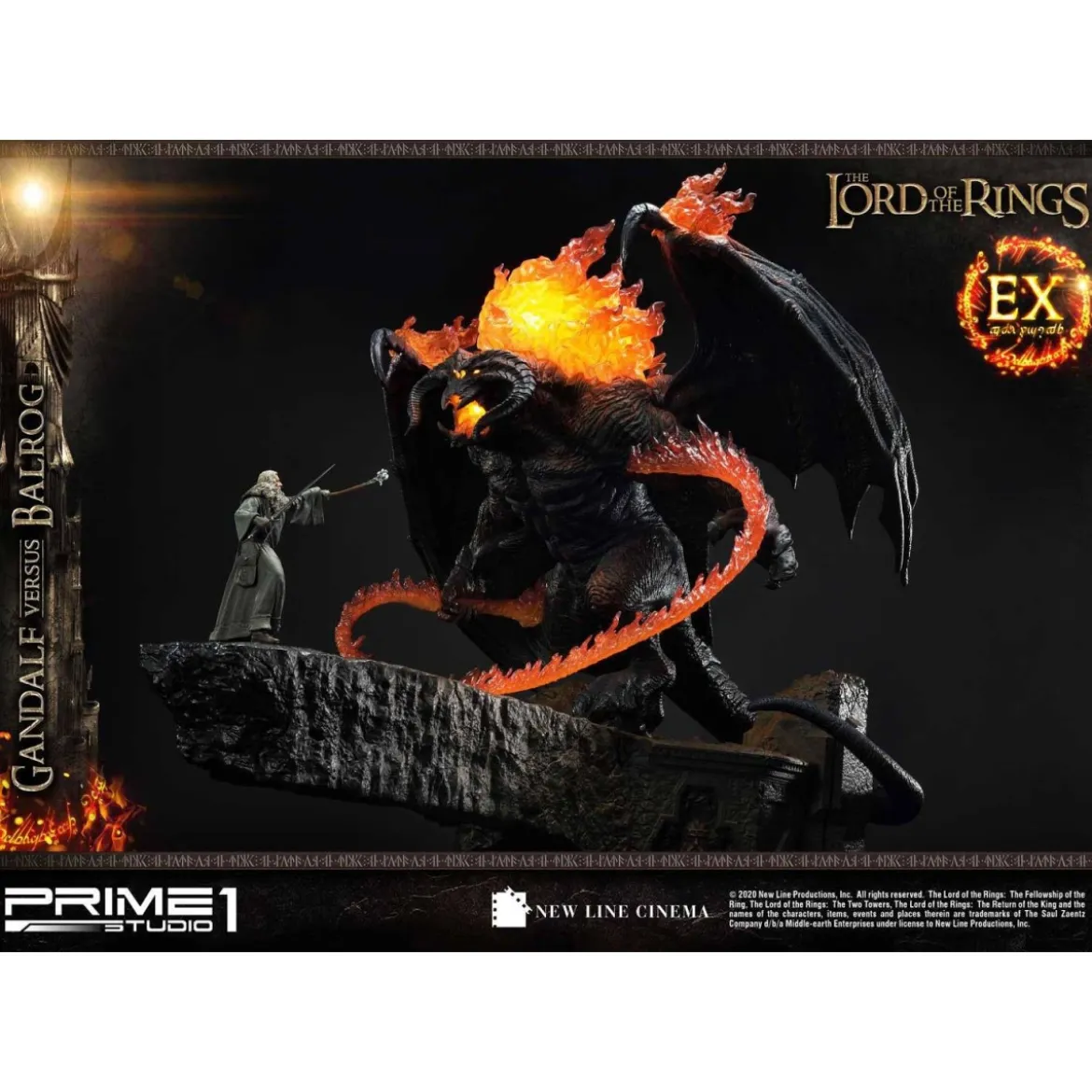 Prime 1 Studio - Gandalf Vs. Balrog EXCLUSIVE - LOTR