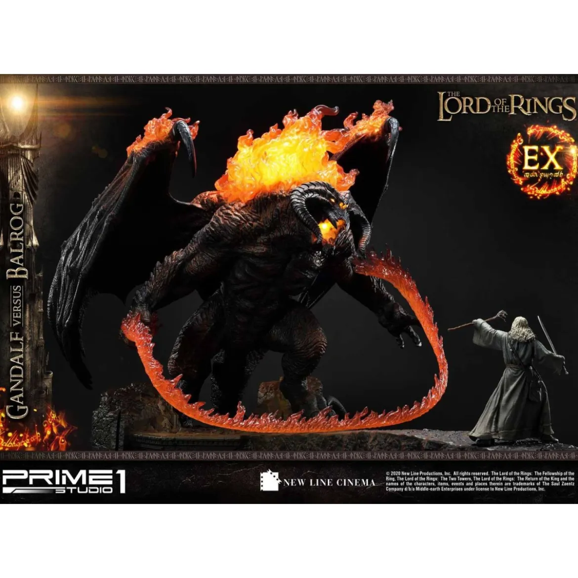 Prime 1 Studio - Gandalf Vs. Balrog EXCLUSIVE - LOTR