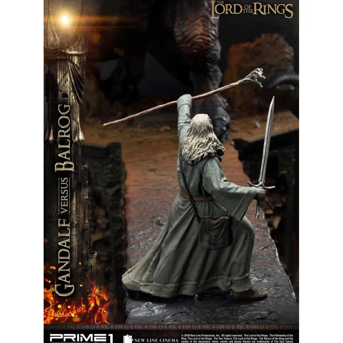 Prime 1 Studio - Gandalf Vs. Balrog EXCLUSIVE - LOTR