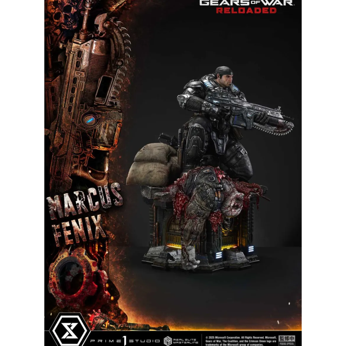 Prime 1 Studio - Gears of War Reloaded - Marcus Fenix - Real Elite Masterline Series 1/3