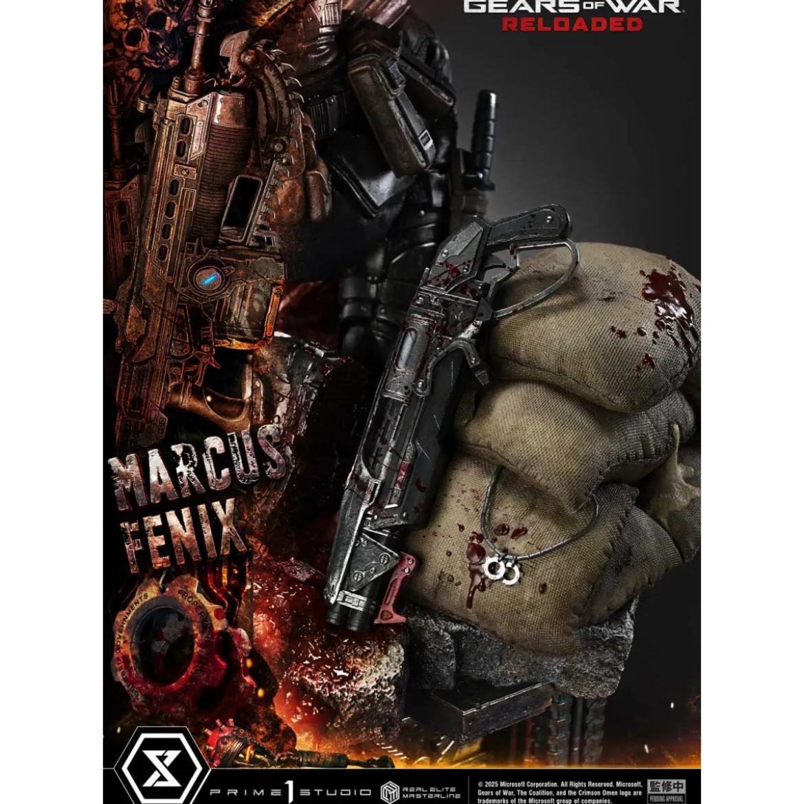 Prime 1 Studio - Gears of War Reloaded - Marcus Fenix - Real Elite Masterline Series 1/3