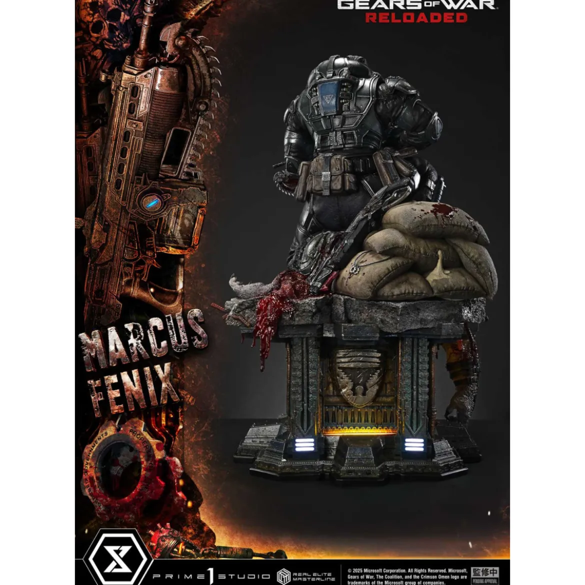 Prime 1 Studio - Gears of War Reloaded - Marcus Fenix - Real Elite Masterline Series 1/3