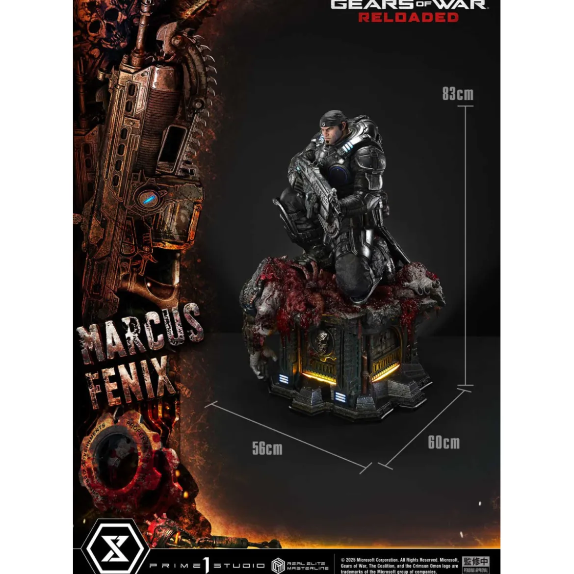 Prime 1 Studio - Gears of War Reloaded - Marcus Fenix - Real Elite Masterline Series 1/3