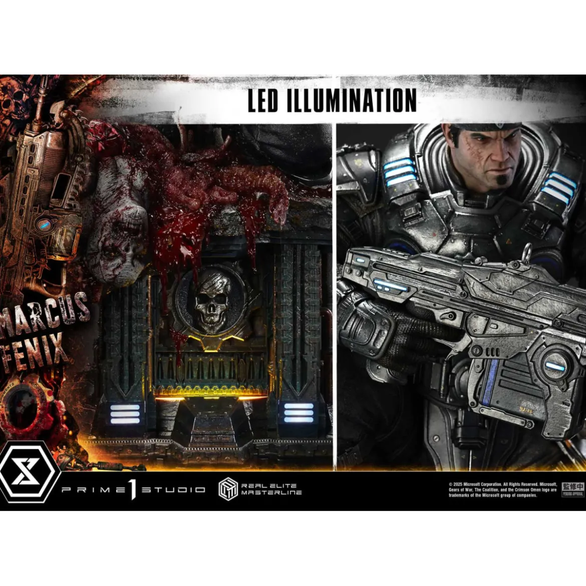 Prime 1 Studio - Gears of War Reloaded - Marcus Fenix - Real Elite Masterline Series 1/3