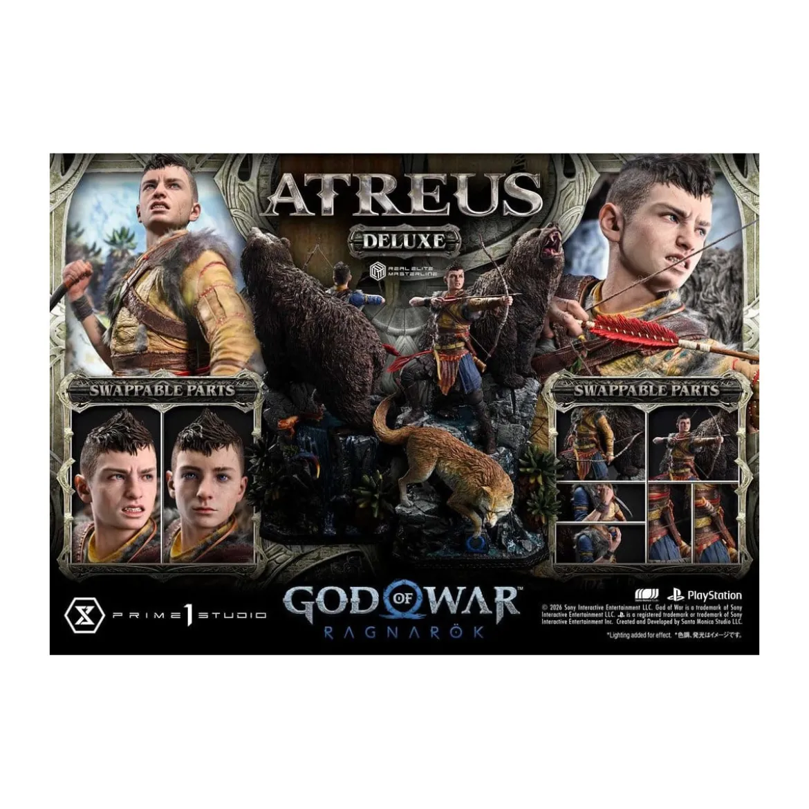 Prime 1 Studio - God of War: Ragnarok - Atreus DX Bonus Version - Real Elite Masterline Series 1/3