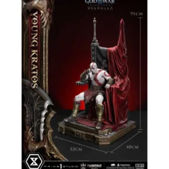Prime 1 Studio - God of War: Ragnarok Valhalla - YOUNG KRATOS Bonus Version - Throne Legacy 1/3