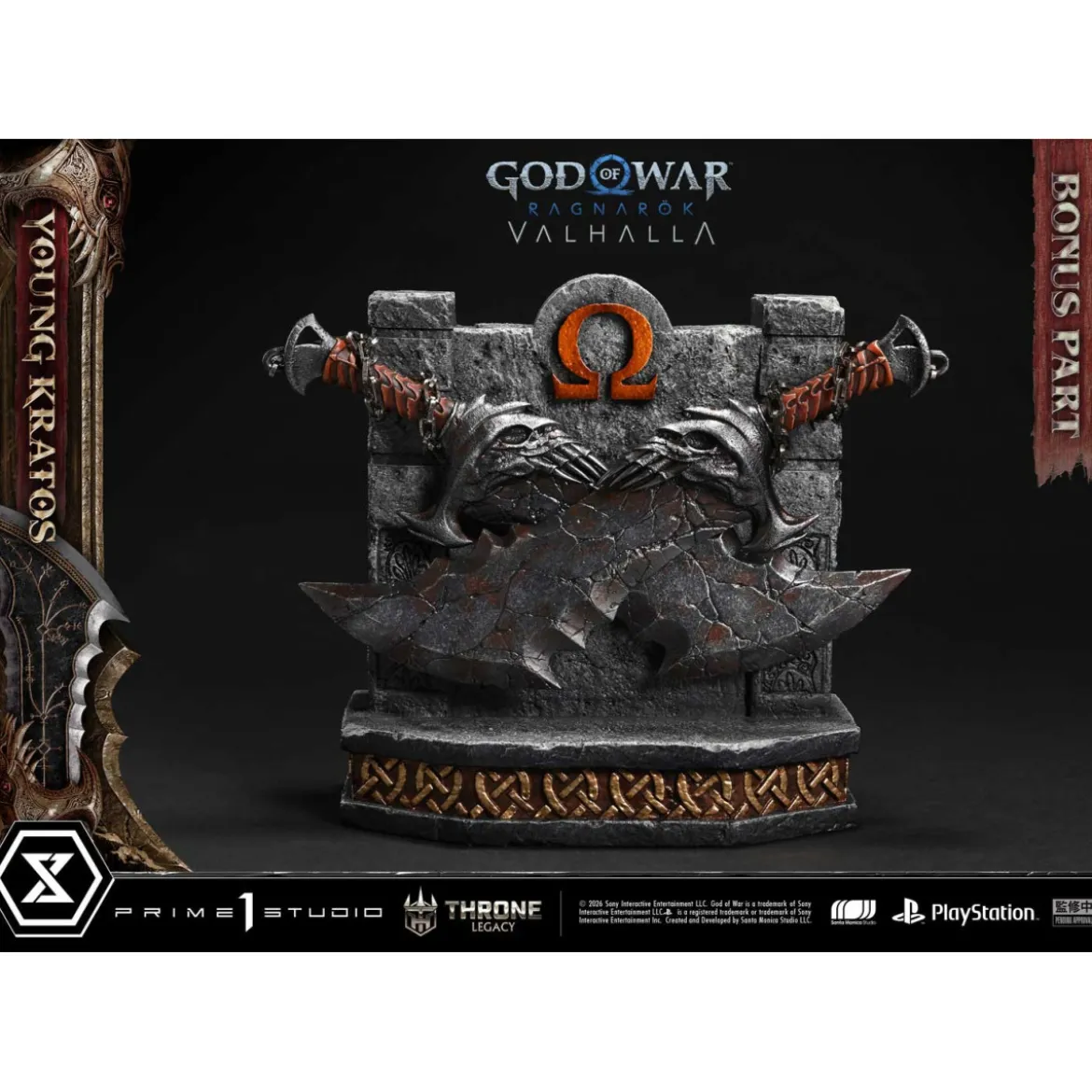 Prime 1 Studio - God of War: Ragnarok Valhalla - YOUNG KRATOS Bonus Version - Throne Legacy 1/3