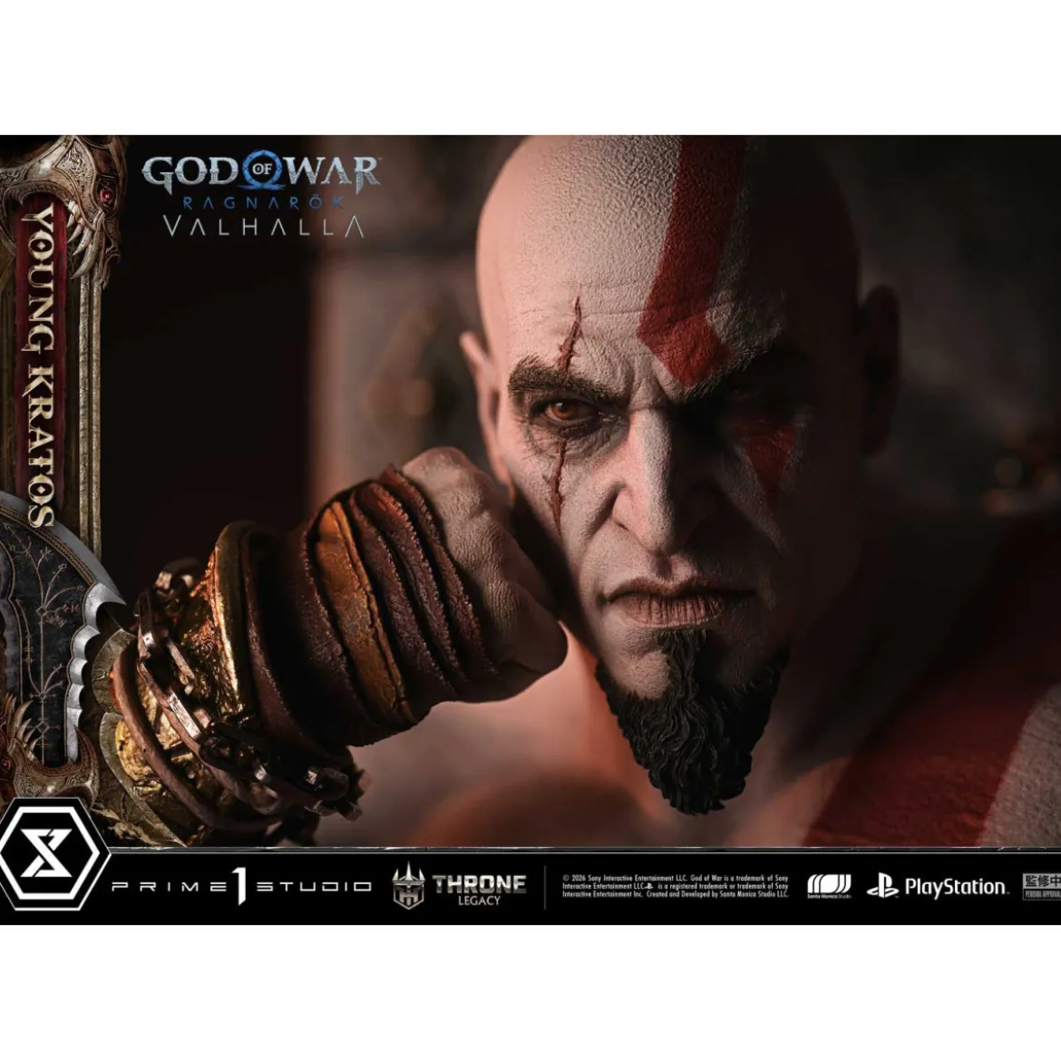 Prime 1 Studio - God of War: Ragnarok Valhalla - YOUNG KRATOS Bonus Version - Throne Legacy 1/3